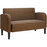  Dvosjed kauč smeđa 110 cm umjetna koža | shoptok.hr