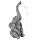Globo Solarna dekorativna svetilka Slon (Do x Š x V: 13,5 x 13 x 32,5 cm, Siva) | Shoptok.si