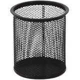 Čaša za olovke metalna žica okrugla fi-9xH-9,7cm LD01-188 Fornax crna | shoptok.hr