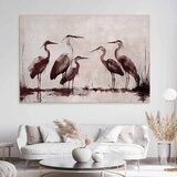  XXL slika - Herons painted with ink 180x120 | shoptok.hr