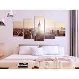  Slika - Sun over Manhattan (5 Parts) Wide Brown 200x100 | shoptok.hr