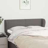 vidaXL Vzglavje z ušesi temno siv 147x23x78/88 cm blago | Shoptok.si