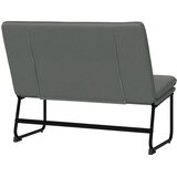  Klupa tamnosiva 100 x 75 x 76 cm od tkanine | shoptok.hr