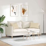 vidaXL jastučići za sofu 2 pcs krema 60 x 40 cm tkanina | shoptok.hr
