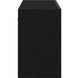 vidaXL Kopalniška stenska omarica črn 100x25x40 cm inž. les | Shoptok.si