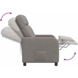  Fotelja s nagibom Sivosmeđa Tkanina | shoptok.hr