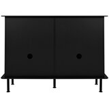 noo.ma Črna komoda z luknjo za kable 120x88x50 cm Suumo – | Shoptok.si
