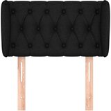  Uzglavlje s ušima crno 83x23x78/88 cm od tkanine | shoptok.hr