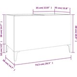 Ormarić za ploče boja hrasta 74 5x38x48 cm konstruirano drvo | shoptok.hr