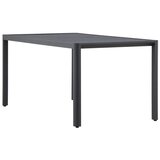 Venture Home Giardini pravokutni vrtni blagovaonski stol 150 × 85 cm, crni | shoptok.hr