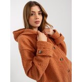 RELEVANCE Coat RV-PL-8449.98P-dark orange | Shoptok.si