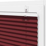 vidaXL Plisirana žaluzija Bordeaux Red 60x150 cm Širina tkanine 59,4cm | Shoptok.si