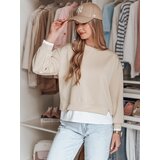 DStreet Bluza damska oversize LUZZIO jasnobeżowa | ePonuda.com