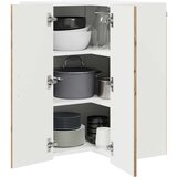 vidaXL Stenska kuhinjska omarica s polico Umetni hrast 57 x 57 x 80 cm | Shoptok.si