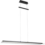 Honsel Moderne hanglamp zwart 125 cm dimbaar - Boone