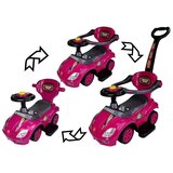  3u1 Mega Car za vožnju roza | shoptok.hr