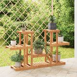  Stalak za cvijeće 110 x 25 x 73 cm od masivne jelovine Cijene