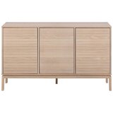 Actona Niska komoda u dekoru hrasta u prirodnoj boji 135x80 cm Linley – Cijene
