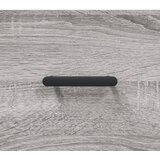  Visoka komoda siva boja hrasta 69,5x31x115 cm konstruirano drvo | shoptok.hr