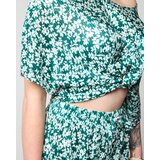 Resti Women's green pleated set with black flowers - Clothing | Eponuda.ba