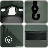  Obiteljski šator s krovom Maslinasto zelena 487 x 340 x 216 cm | Eponuda.com