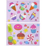 Creative Set Stained Glass Window Fusing Paint Ice Cream Sweets 3D | shoptok.hr