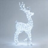 Aigostar LED spoljašnja božićna dekoracija 240xLED/8 funkcija 1,25m IP44 hladna bela jelen | Eponuda.com