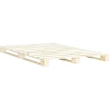 The Living Store Posteljni okvir iz palet trdna borovina 180x200 cm - Posteljni Okvir, (21490185) | Shoptok.si