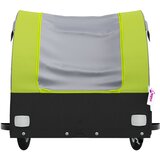 Prikolica za bicikl crno-zelena 30 kg željezna | shoptok.hr