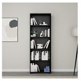 Hanah home Polica za knjige Lucas 1600-113, 64x182x25 cm, Crna | Eponuda.ba