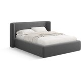 Windsor & Co Sofas Siva oblazinjena zakonska postelja s prostorom za shranjevanje z letvenim dnom 160x200 cm Jason – | Shoptok.si