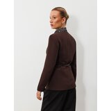 Sinsay Slim fit žaket s remenom | shoptok.hr