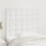  Uzglavlje Bijelo 80x5x118/128 cm Imitacija kože | shoptok.hr