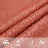  Senčno jadro 160 g/m² pravokotno terakota 3,5x4,5 m HDPE | Shoptok.si