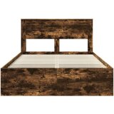  Konstrukcija postelje z vzglavjem Dimljeni oreh 140 x 200 cm, (5000104136) | Shoptok.si