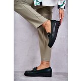 Sergio Leone Lacquered Loafers On The Platform Green Kjersti | shoptok.hr