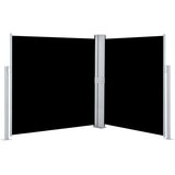  Uvlačiva bočna tenda 140 x 600 cm crna | shoptok.hr