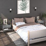 vidaXL zidni noćni ormarići 2 kom siva boja betona Cijene