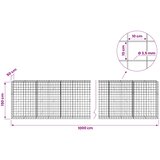  Gabion s žicom debljine 3,5 mm i mrežom 10x10 cm 1000x50x150 cm | shoptok.hr