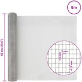 Mrežna tkanina 60 x 500 cm 18 mesh Nehrđajući čelik 304 Srebrna | Eponuda.ba