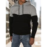 DStreet Bluza męska basic z kapturem jasnoszara | Shoptok.si