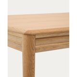 Kave Home Proširiv blagovaonski stol s dodatnom pločom u dekoru hrasta 90x160 cm Lenon – | shoptok.hr
