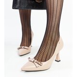 VINCEZA Beige block heel pumps Cene