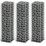 vidaXL Set gabiona 3 kom od pocinčane žice 25 x 25 x 100 cm Cijene