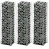 Set gabiona 3 kom od pocinčane žice 25 x 25 x 100 cm
