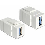 Delock adapter USB3.0-A Ž-USB3.0-A Ž Keystone 86319, (21028209) | Shoptok.si
