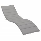  Jastuk za ležaljku sivi 200 x 50 x 3 cm od tkanine Oxford | Eponuda.com