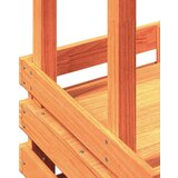 Vanjski barski stol s krovom smeđi 112 5 x 57 x 195 5 cm drveni | shoptok.hr