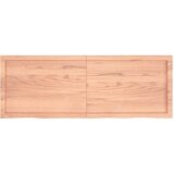  Kupaonska radna ploča svjetlosmeđa 140x50x(2-6) cm masivno drvo | shoptok.hr