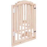 vidaXL Ograda za pse z vrati zložljiva 6 panelov 300 cm topolovina | Shoptok.si